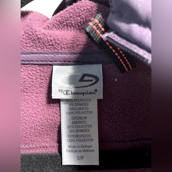 C9 Plum Hooded Waterproof Fleece-lined Raincoat Small - Picture 5 of 5